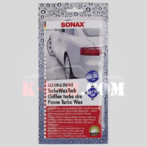 Sonax Clean & Drive Turbo Wax Tuch 40x50